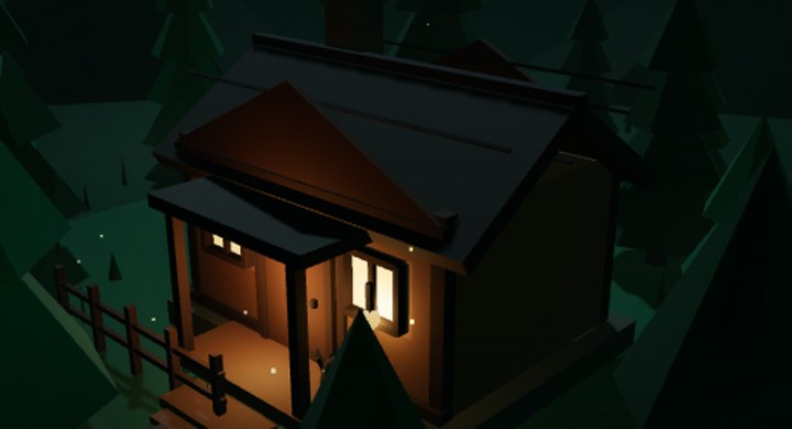 林间小屋 3D 场景